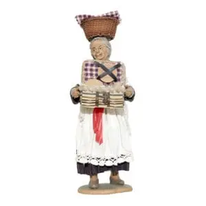 Donna con Cesto Pic-Nic