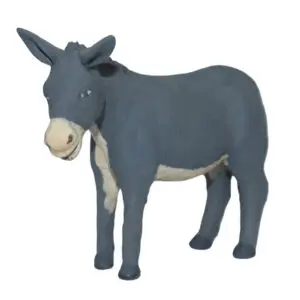 Asino In Piedi Decorato