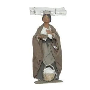 Donna con fazzoletti