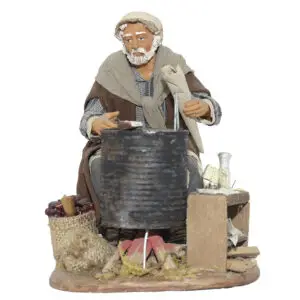 Castagnaro Seduto con Focone