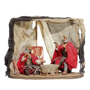 Coppia Di Soldati Che Giocano A Carte