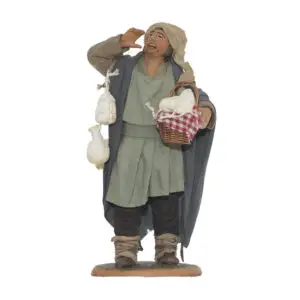 Uomo con Caciotte e Cesto