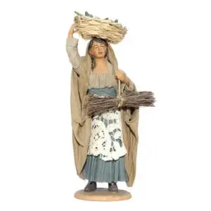 Donna Cesto in Testa e Fascina in Mano