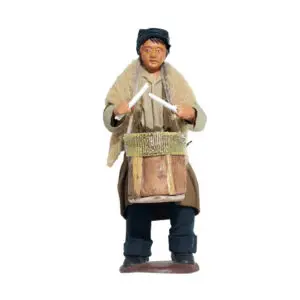 Uomo In Piedi Con Tamburo