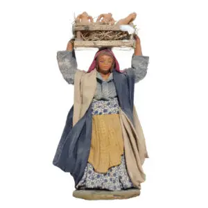 Donna Cassetta Anfore Testa