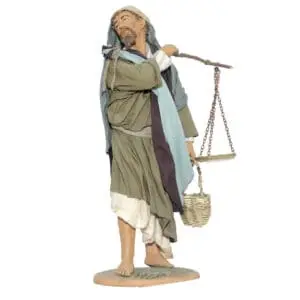 Uomo con due Bilance