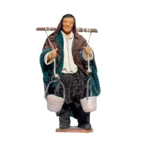 Acquaiolo con secchi di terracotta