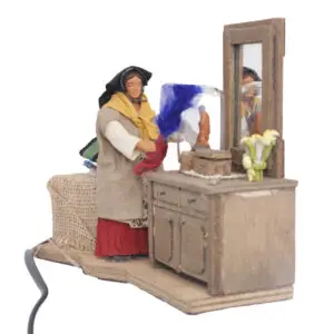 Donna Che Spolvera Credenza