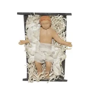 Gesu' con culla legno