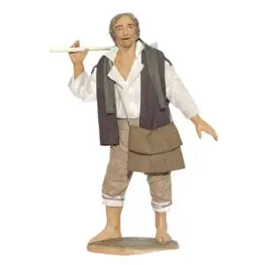 Contadino con Zappa Spalla