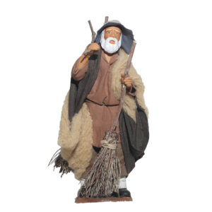 Uomo Con Scope Addosso