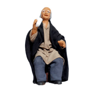 Uomo Con  Bicchiere Per Tavolata