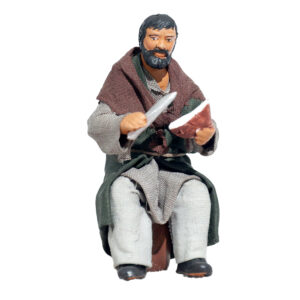 Uomo Con Pane Per Tavolata