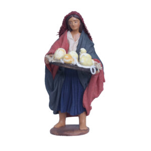 Donna Con Tavola Formaggi In Mano