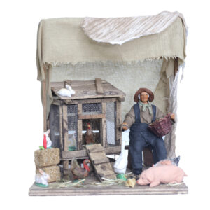 Contadino Con Pollaio