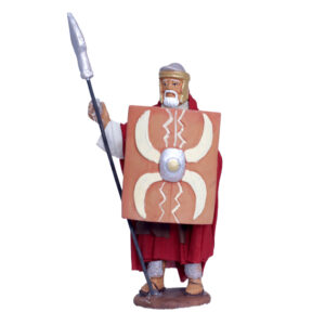 Soldato Con Lancia E Scudo