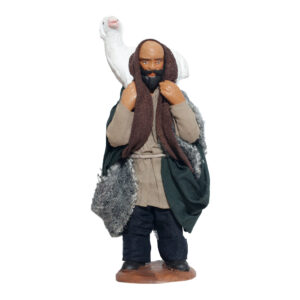 Uomo Con Pecora Spalle