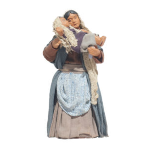 Donna Bimbo In Braccio