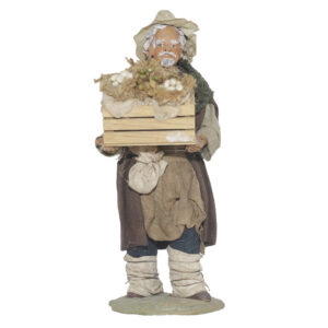 Uomo Con Cassetta Fagioli-Olive