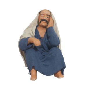 Uomo Seduto Che Si Riposa